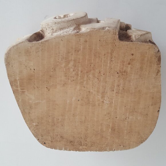 Vintage Branch Bark Wood "I Love You" Planter **AS IS** - Picture 7 of 16